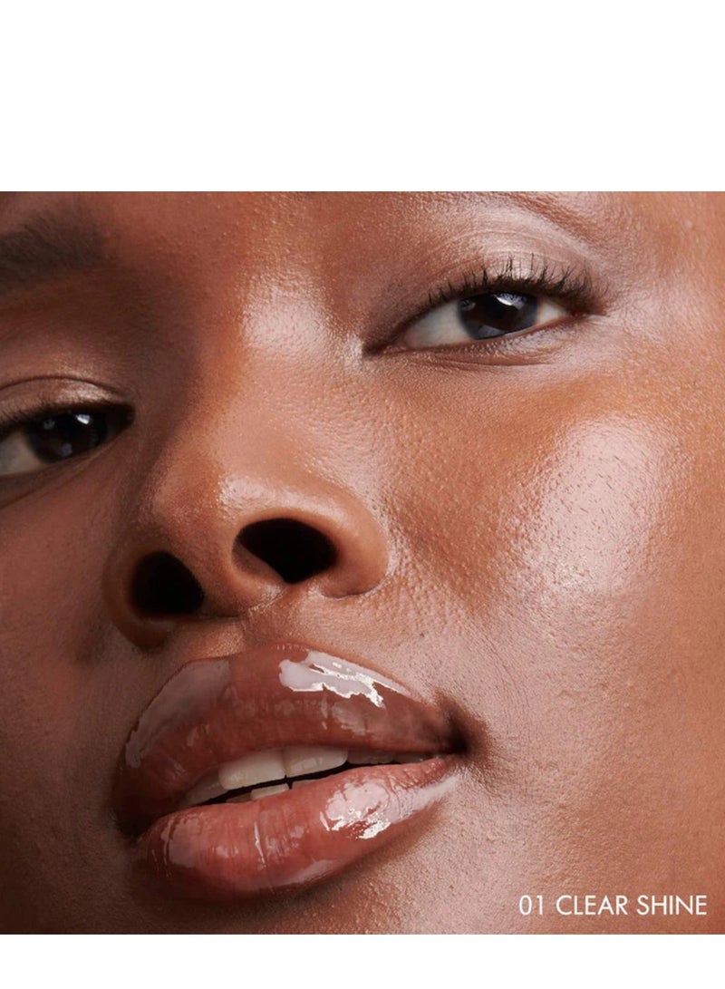 GIORGIO ARMANI Prisma Glass Hydrating Lip Gloss- 01 Clear Shine, 3.5ml - Image 4