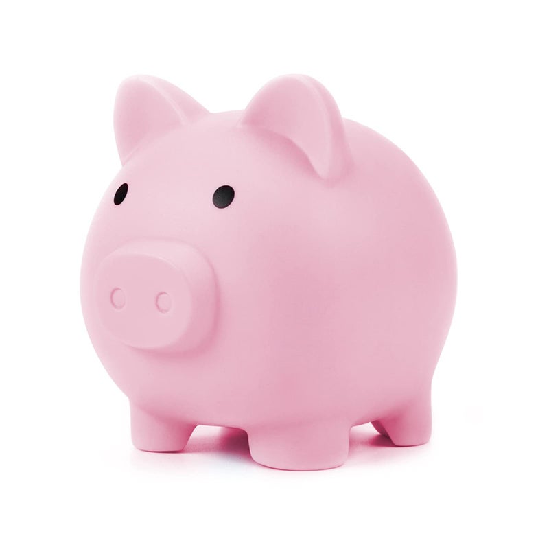 Fuyamp Cute Piggy Bank Child to Cherish Money Keepsake Nursery Decor Cute Coin Money Box Saving Coins Cash Fun Gift for KidsPink