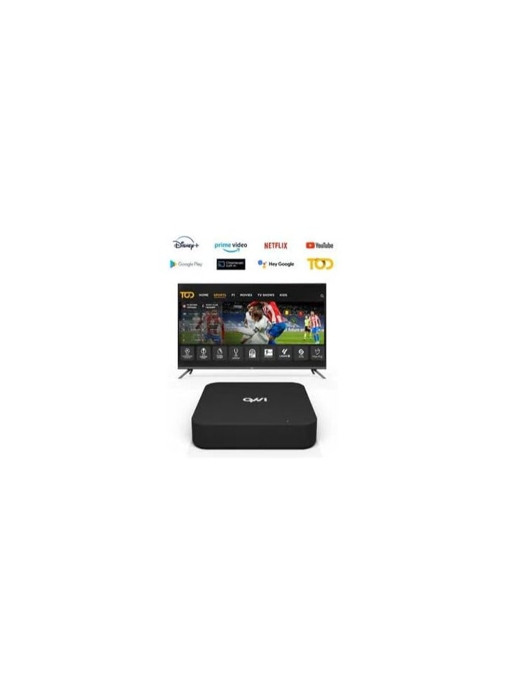QVWi - QVWi 4k UHD Tv Streaming Box With Voice Remote - Image 1