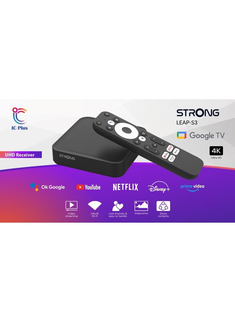 QVWi - QVWi 4k UHD Tv Streaming Box With Voice Remote - Image 1