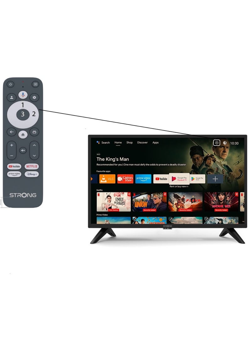 QVWi - QVWi 4k UHD Tv Streaming Box With Voice Remote - Image 1