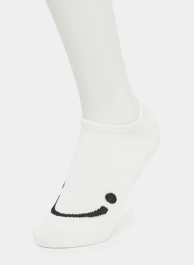 Styli Set of 3 - Emoji Pattern Breathable Soft Socks