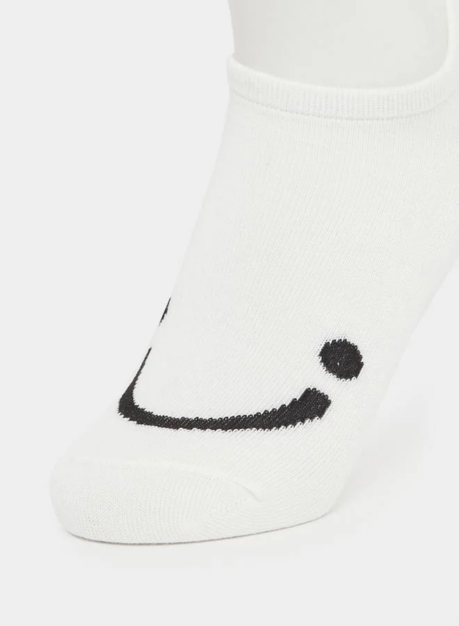 Styli Set of 3 - Emoji Pattern Breathable Soft Socks