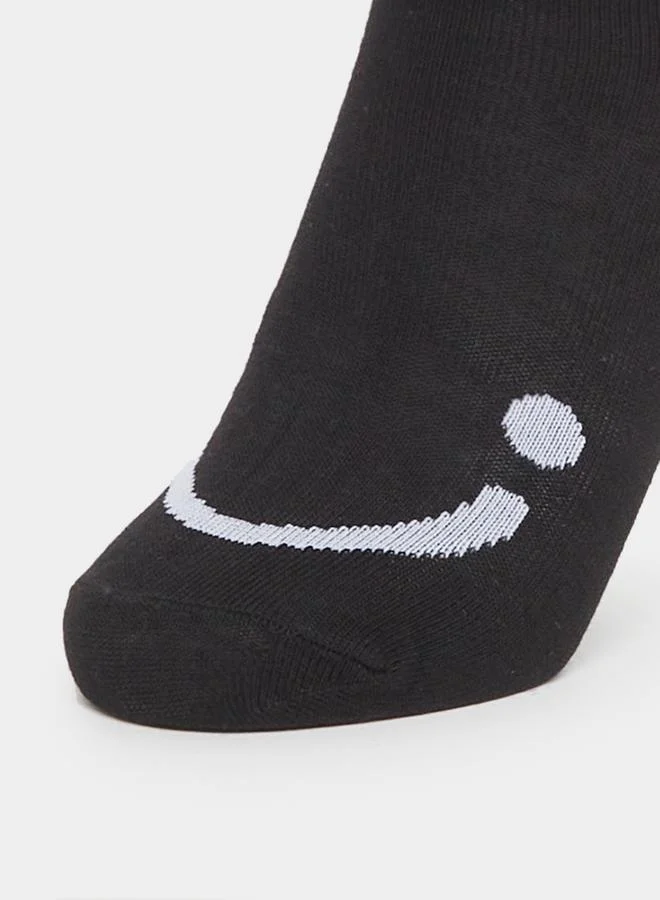 Styli Set of 3 - Emoji Pattern Breathable Soft Socks