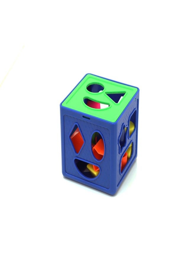 TOKYODO Shape Sorting Cube with 18 Shape and Different Color - Kids Activity Toys - Learning and Educational Toys with Multicolour, 19 Pcs - Image 3