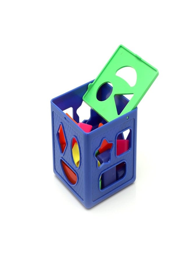 TOKYODO Shape Sorting Cube with 18 Shape and Different Color - Kids Activity Toys - Learning and Educational Toys with Multicolour, 19 Pcs - Image 4