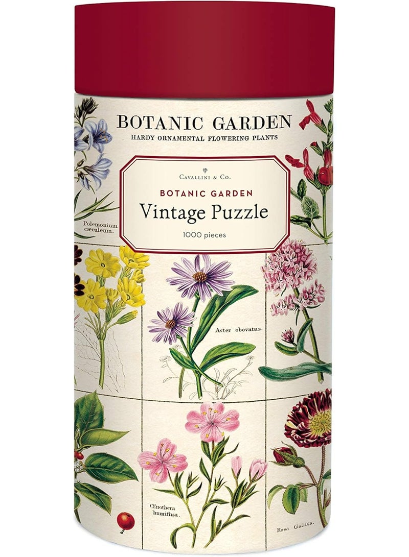 Cavallini & Co. Cavallini Papers & Co. Botanic Garden 1,000 Piece Puzzle, Multi - Image 1