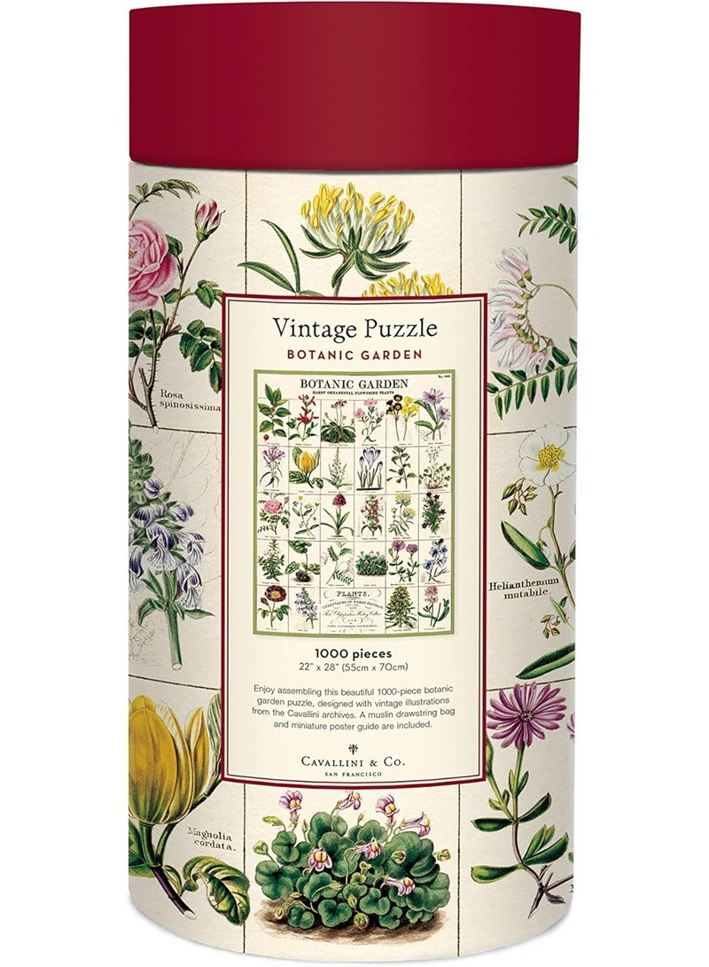 Cavallini & Co. Cavallini Papers & Co. Botanic Garden 1,000 Piece Puzzle, Multi - Image 2