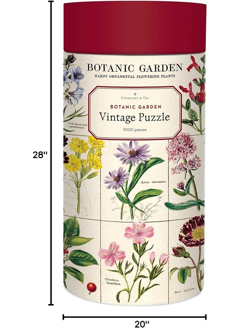 Cavallini & Co. Cavallini Papers & Co. Botanic Garden 1,000 Piece Puzzle, Multi - Image 3