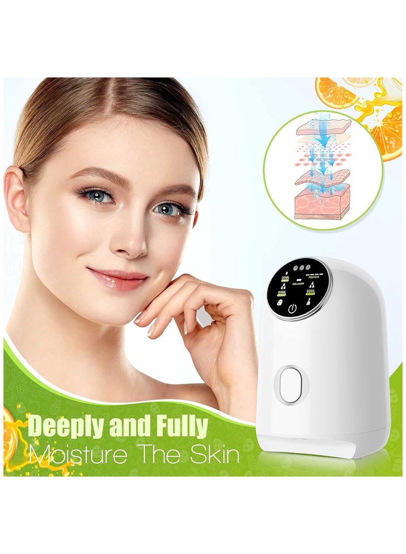 general Face Mask Maker Facial Mask Machine Facial Cream Maker for Collagen Fruit Vegetable Home Automatic DIY Face Cream Maker Face Cream Making for SPA Face Eye Skin Care - Image 3