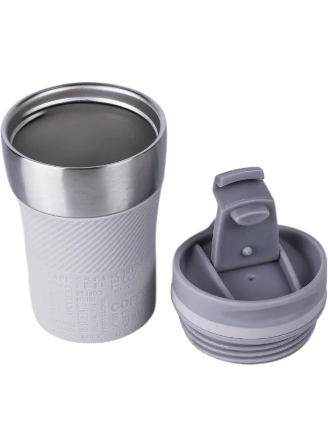 Nessan Insulated Stainless Steel Vacuum Mug, 243Ml - Your Compact Travel Essential For Hot And Cold Beverages Anywhere: Home, Gym, Outdoors, Office, And School - Beige