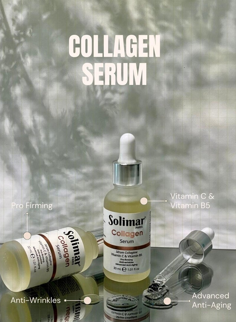 Solimar Paris Collagen Serum 30ml – Advanced Hydrolyzed Collagen to Reduce Wrinkles, Boost Firmness & Restore Youthful Skin - Image 4