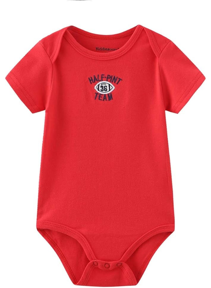 طقم رومبر أطفال مكوّن من 5 قطع | 9-12 أشهر | متعدد الألوان | قماش ناعم وقابل للتهوية | قابل للغسل في الغسالة | لطيف على بشرة الطفل | سهل اللبس | متين وطويل الأمد | مثالي لحديثي الولادة - Image 2