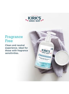 Kirk's Kirk's Hydrating Hand Wash - Made with Premium Coconut Oil and Aloe Vera, With Plant Based Technology To Help Eliminate Odors, Non GMO, Vegan, Fragrance Free, 12 Fl Oz. 4 pack  - Image 5