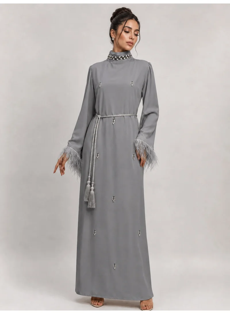 Ophelia Ophelia Lumine Serenity Pearl Abaya | Elegant Modest Wear for Women