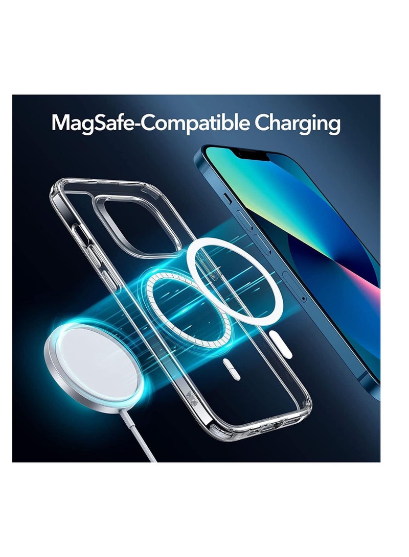 Back Case Magsafe Compatible with iPhone 15 Pro Max Clear  - Image 4