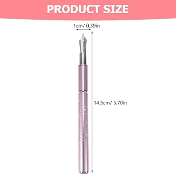 Beaupretty Nail Art Calligraphy Pen Nail Art Fountain Pen Nail Dotting Pen Diy Nail Art Manicure Tool Manicure Supplies - Image 3