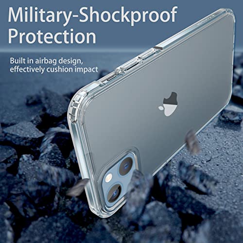KAPAVER Polycarbonate For Iphone 14 Matte Clear Case[Anti-Fingerprints ][Anti-Scratch] Frosted Translucent Shockproof Slim Cover 6.1 Inches (Matte Clear) - Image 5