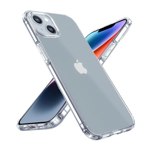KAPAVER Polycarbonate For Iphone 14 Matte Clear Case[Anti-Fingerprints ][Anti-Scratch] Frosted Translucent Shockproof Slim Cover 6.1 Inches (Matte Clear) - Image 1