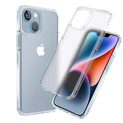 KAPAVER Polycarbonate For Iphone 14 Matte Clear Case[Anti-Fingerprints ][Anti-Scratch] Frosted Translucent Shockproof Slim Cover 6.1 Inches (Matte Clear) - Image 3