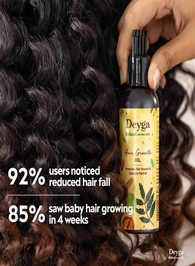 Deyga Hair Growth Oil | Promotes Hair Growth | Reduces Hairfall | Repairs Damaged Hair | Makes Hair Soft & Smooth | Infused with Hibiscus, Rosemary & Grapeseed Oil (100ml Hair Growth Oil) | Suits Men and Women - Image 5