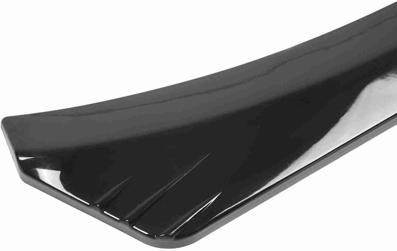 Front Bumper Lip Angle Splitter, Glossy Black ABS, 2Pcs Durable High Temperature Resistance - Universal Fitment, Stylish Design, Vehicle Protection (Bright Black) - Image 2