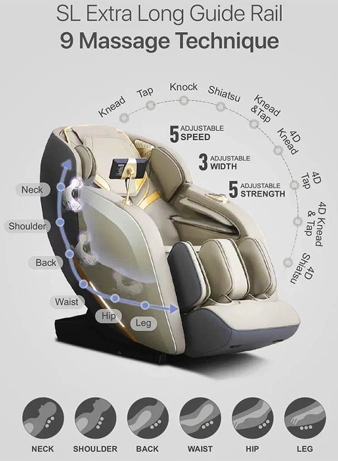 نوريست كرسي مساج نوريست نوفا 4D لكامل الجسم - Image 5