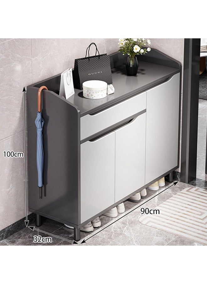 keke Luxury Multifunctional Entryway Shoe Cabinet & Drawer Storage 90 CM  - Image 2