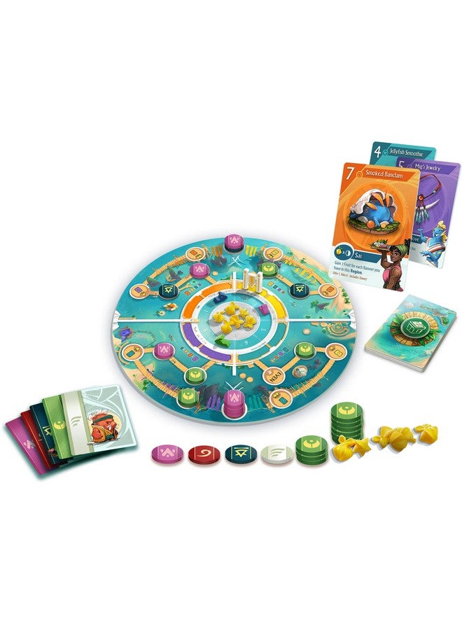 Lucky Duck Games Tidal Blades: Banner Festival - Exciting Adventure Board Game with Stunning Artwork! Strategy Game for Kids and Adults, Ages 8+, 2-5 Players, 30-45 Minute Playtime, Lucky Duck Games - Image 2