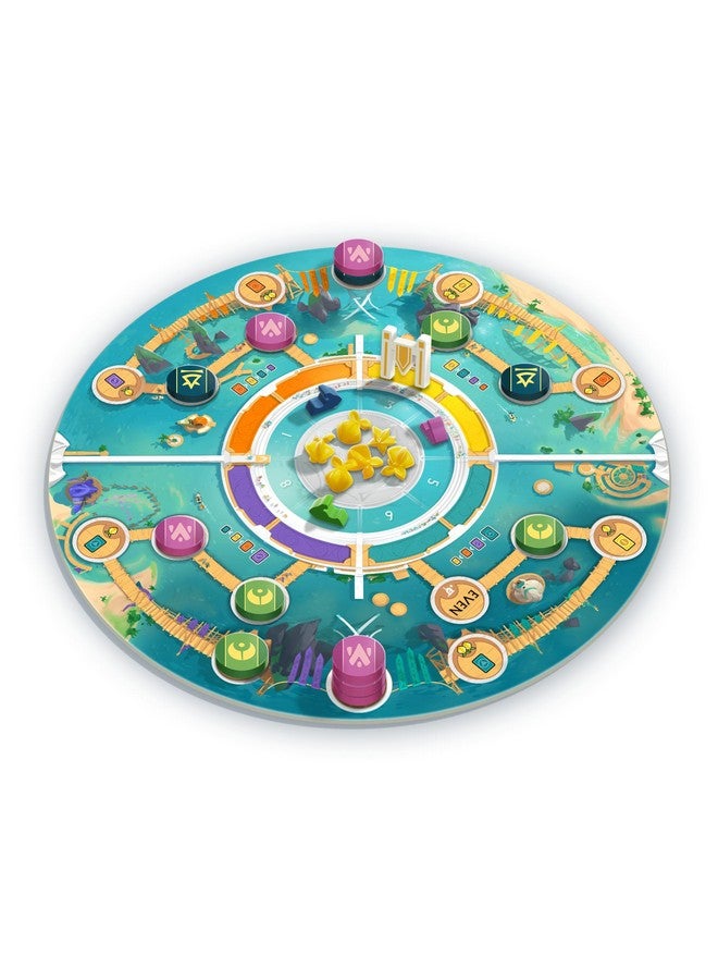 Lucky Duck Games Tidal Blades: Banner Festival - Exciting Adventure Board Game with Stunning Artwork! Strategy Game for Kids and Adults, Ages 8+, 2-5 Players, 30-45 Minute Playtime, Lucky Duck Games - Image 3