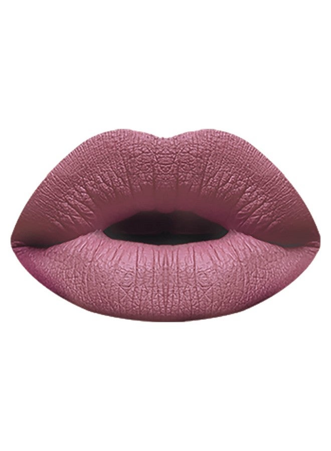 Ruby Kisses Forever Matte Liquid Lipstick Rfml06 (Aged Rose) - Image 5
