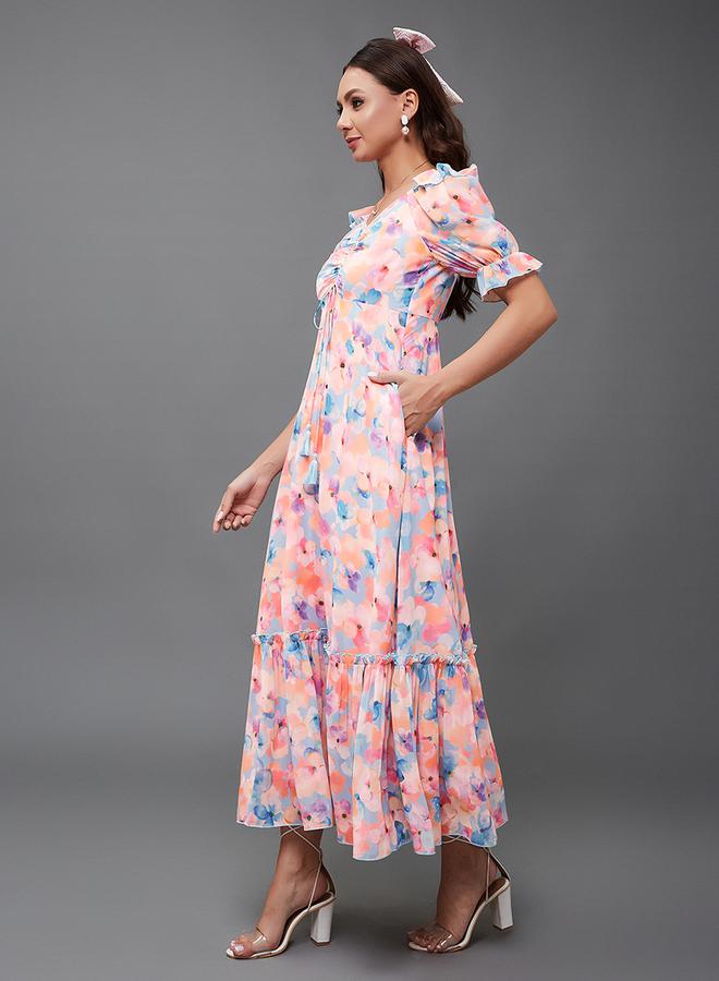 Styli Floral Print Dress  - Image 2