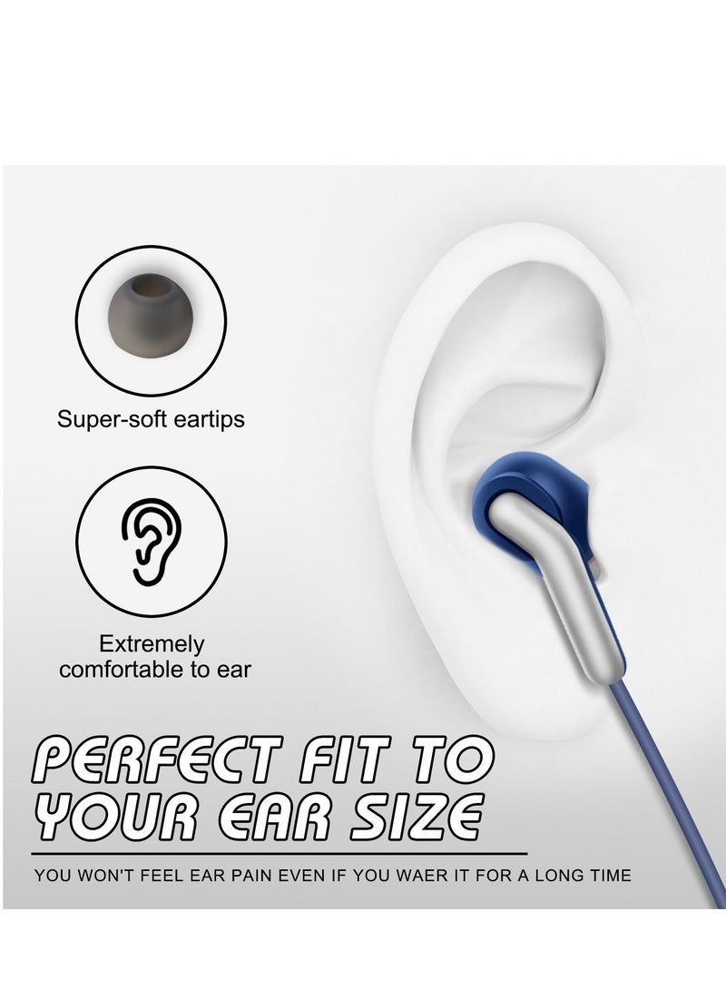 GULFLINK Wireless Neckband Earphone 130mah Blue - Image 2
