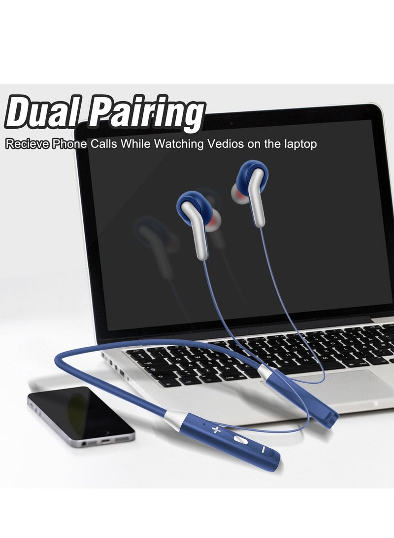 GULFLINK Wireless Neckband Earphone 130mah Blue - Image 4