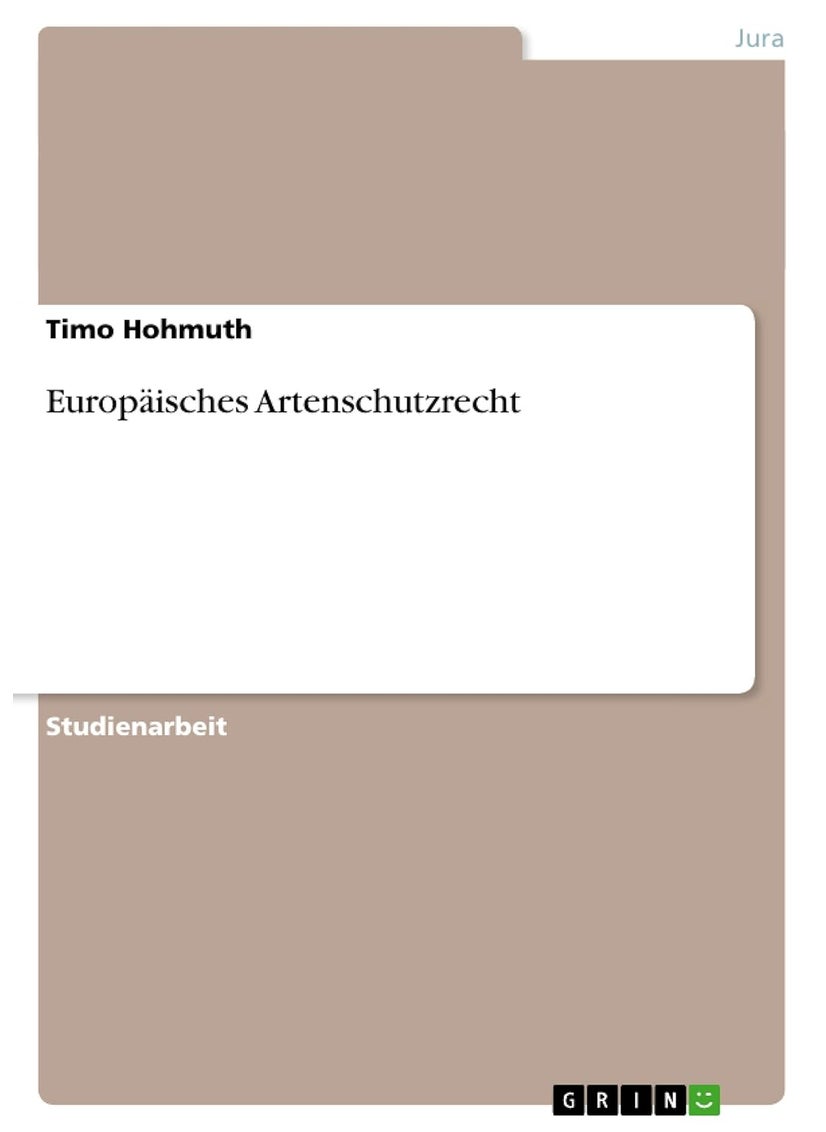 Europäisches Artenschutzrecht 