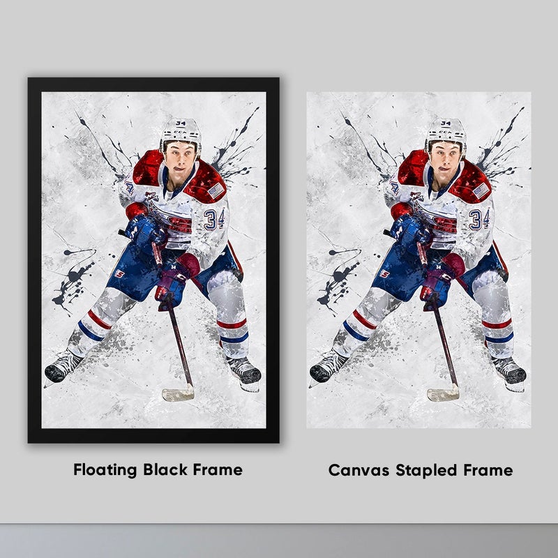 TNESSENTIAL Berkly Catton Poster Spokane Chiefs Hockey Framed Canvas Print NHL Wall Art Print Home Decor Artwork For F6 Birthday Gift - Image 2