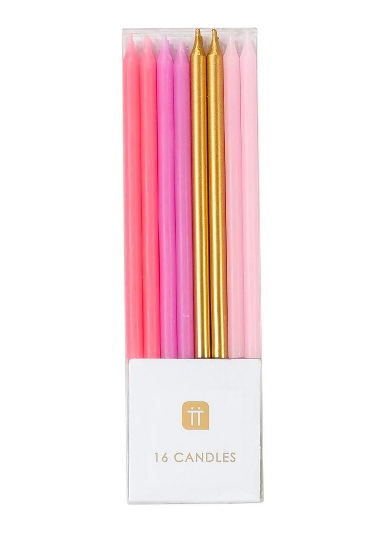 Talking Tables Rose Candles 16pack