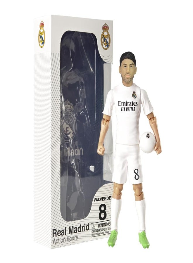 Sockers مجسم فيديريكو فالفيردي، لاعب ريال مدريد، من إنتاج شركة سوكرز بانبو تويز، بحجم 8 بوصات، وهو مجسم قابل للتجميع. - Image 4