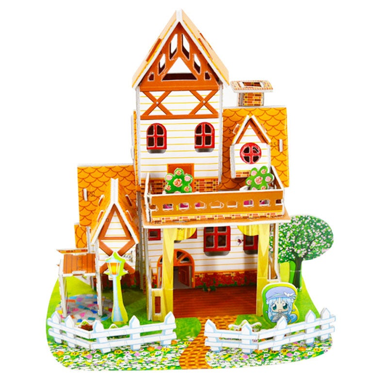 Large Children'S 3D Three-Dimensional Paper Jigsaw Puzzle Model Jigsaw Puzzle 3D Three-Dimensional Jigsaw Puzzle Model Toy - Image 1