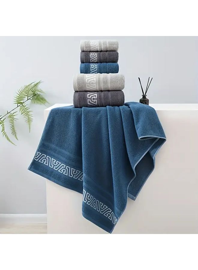 Blue Large Super Absorbent Quick Drying Lint Free Towel for Spa Gym Home - Image 5