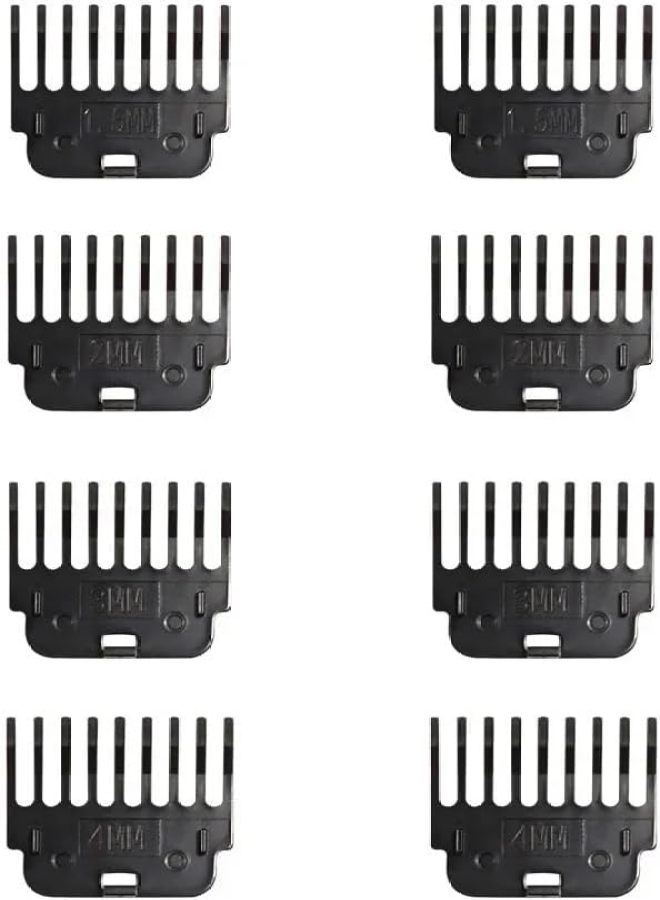 8-Piece T-shaped cutter head haircut limit comb (including 1.5mm, 2mm, 3mm, 4mm specifications) - Image 1