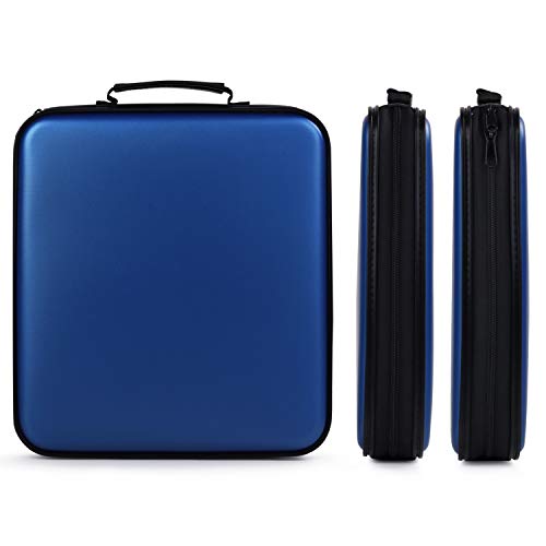 Fansport CD Case 160 Capacity DVD Case Organizer CD/DVD Case, CD Case Storage DVD Organizer Case DVD Booklet CD/DVD Holder Case DVD Book Heavy Duty DVD Case Book Wallet - Image 3