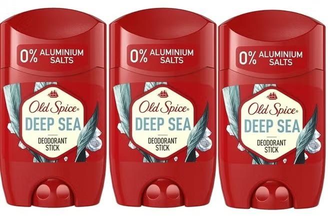 Old Spice Deep Sea Deodorant Stick 3 x 50ml - Image 1