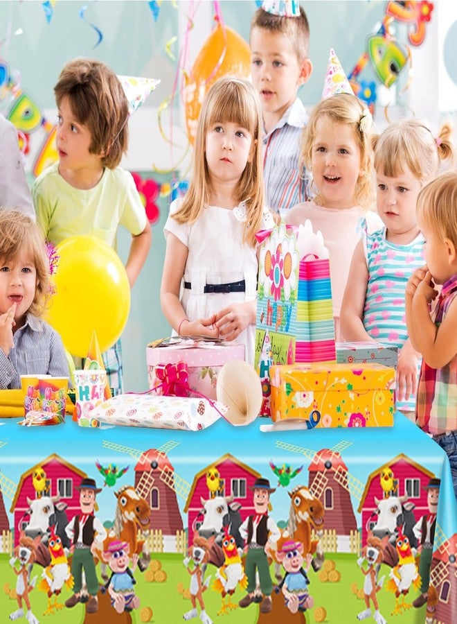 Bahteliv 2Pack Lai Granja De Zenoon Tablecloth Disposable Tablecover Birthday Party Supplies and Decorations for Kid Boy Baby Shower Rectangle Tables 70"X42" - Image 5
