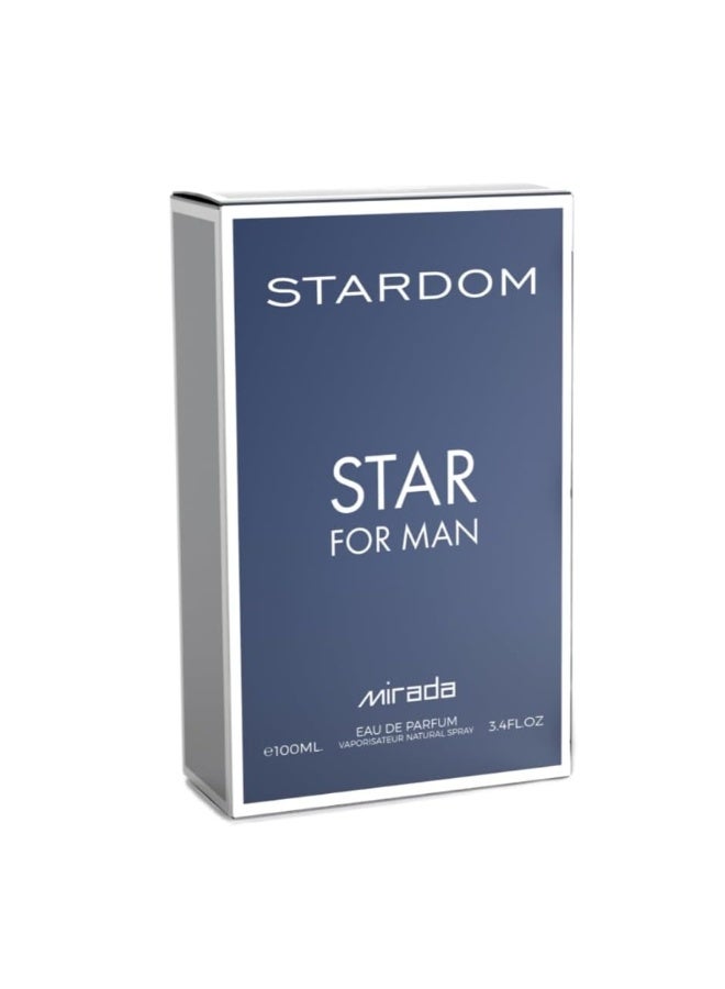 ميرادا ستاردوم ستار للرجال او دي بارفان 100 مل - Image 3