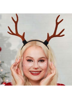 Deer Antlers Headband Women’S Deer Costume Accessories Reindeer Antler Headpiece Fawn Horn Headband Halloween Cosplay Costume Ears Holiday Party Accessories For Women And Girls (Deer Ears C)