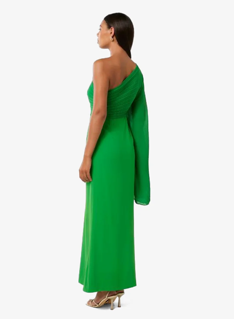 forever new Milly Pleated One Shoulder Maxi Dress