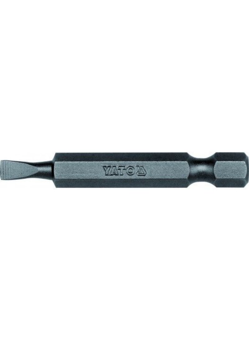 YATO Screwdriver Bit 1/4"x50mm Slotted 4mm (2pcs/set) YT-7841