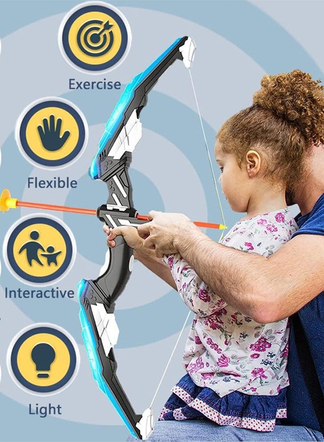 Garlo Bow and Arrow Set for Kids 4-8,Kids Archery Set with LED Lights Includes 10 Suction Cup Arrows, Quivers & Standing Target, Outdoor Toys for Kids Boys & Girls Ages 3-12 Years Old - Image 5