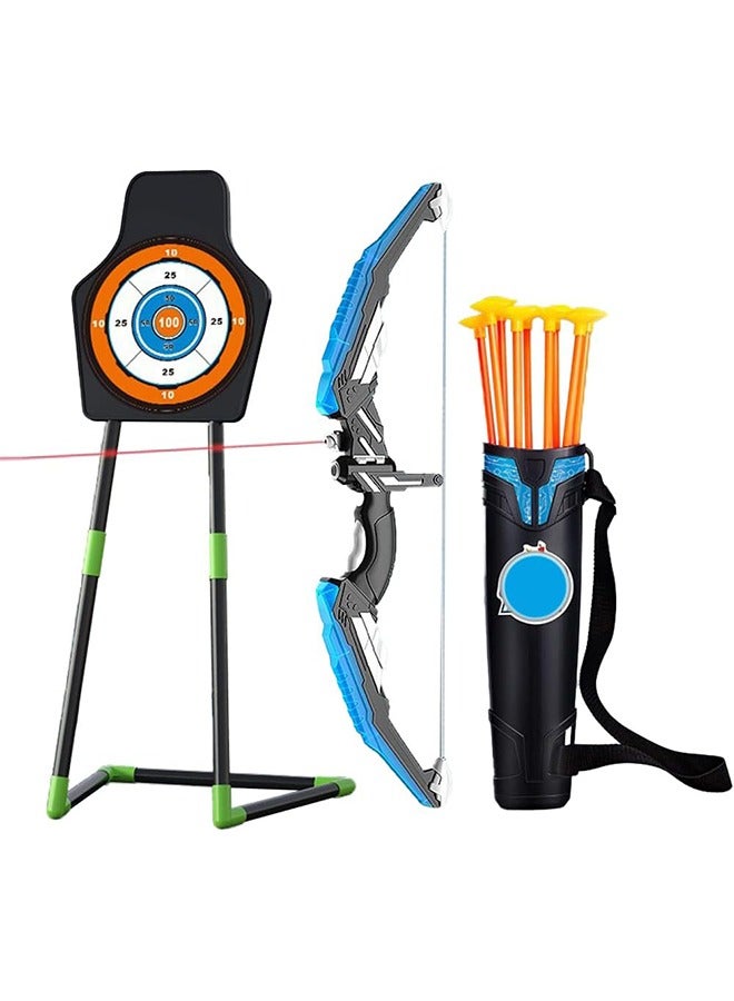 Garlo Bow and Arrow Set for Kids 4-8,Kids Archery Set with LED Lights Includes 10 Suction Cup Arrows, Quivers & Standing Target, Outdoor Toys for Kids Boys & Girls Ages 3-12 Years Old - Image 1